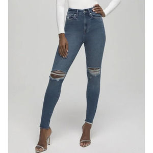Good American Good Waist Distressed Jeans